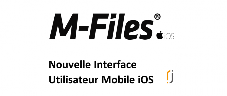 Image Nouvelle Interface Utilisateur M-Files Mobile pour iOS
